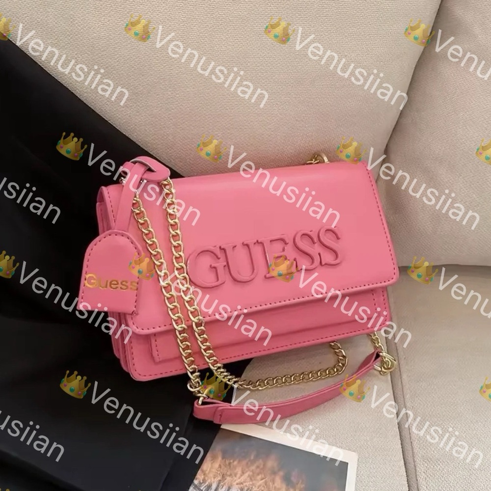 pink brand new gues bag